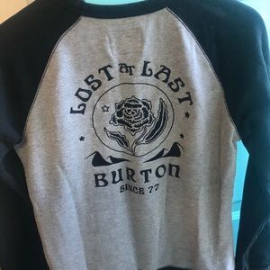 Burton crew neck hoodie